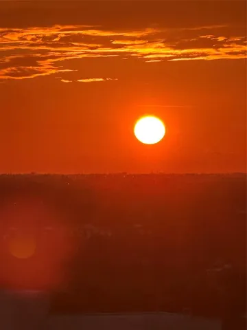 a view of an ocean and beach