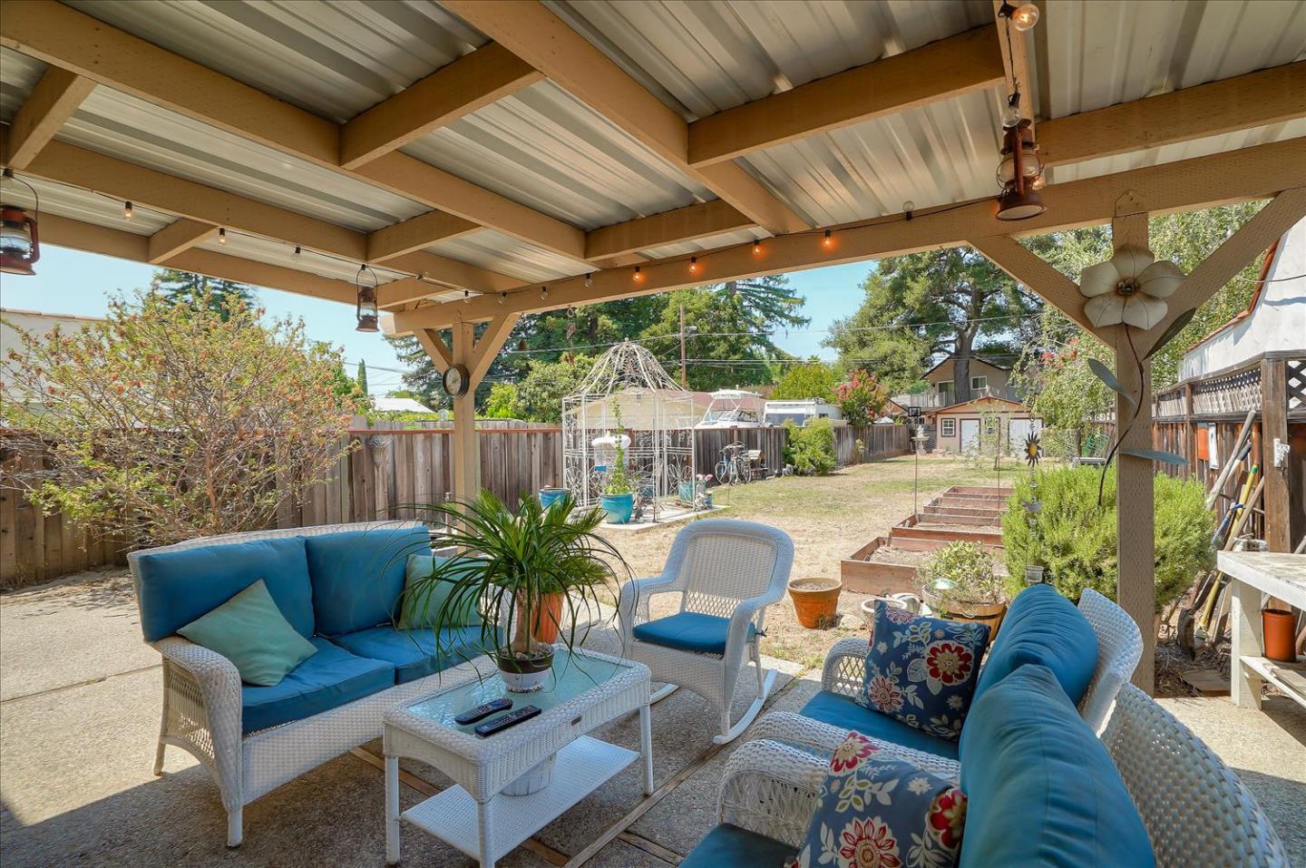 781 5th Street Gilroy, CA 95020 - Photo 20 of 33 a outdoor living space with furniture and a couch