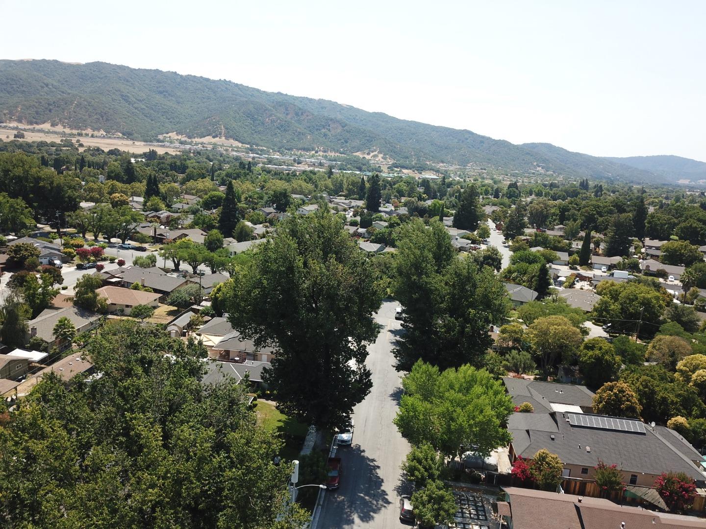 781 5th Street Gilroy, CA 95020 - Photo 30 of 33 an aerial view of residential house with parking and trees