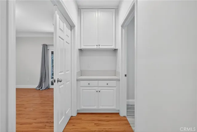 a view of front door