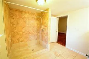 a view of bathroom with shower