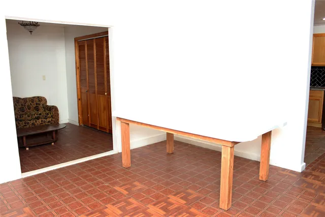 a view of livingroom with hallway