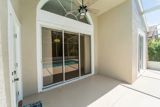 an aerial view of a houses with outdoor space