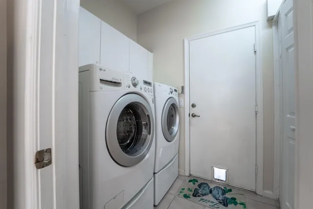 a view of a storage & utility room