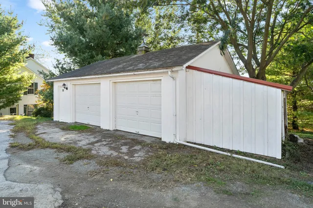 a backyard of a house