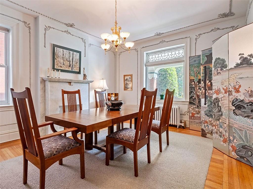 6417 Darlington Road Pittsburgh, PA 15217 - Photo 8 of 40 a view of a dining room with furniture window and outside view