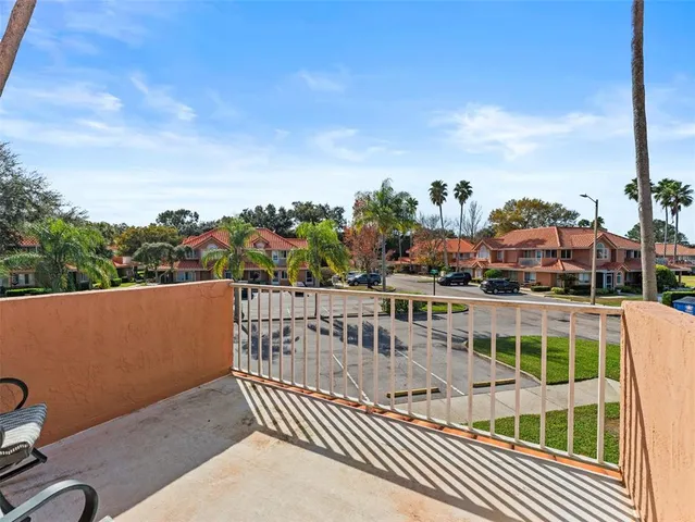 a view of balcony with city view