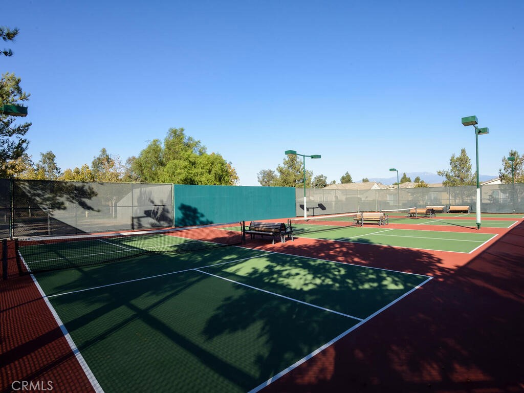 128 Lopez Way Hemet, CA 92545 - Photo 35 of 36 a view of a backyard