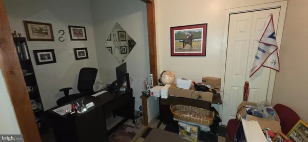 a room with musical instruments