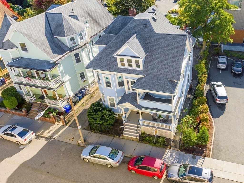 8 Marbury Terrace, Unit 1 Boston, MA 02130 - Photo 26 of 35 an aerial view of residential houses with outdoor space