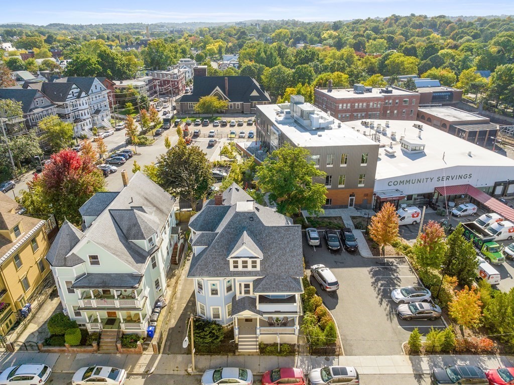 8 Marbury Terrace, Unit 1 Boston, MA 02130 - Photo 32 of 35 an aerial view of residential houses with outdoor space
