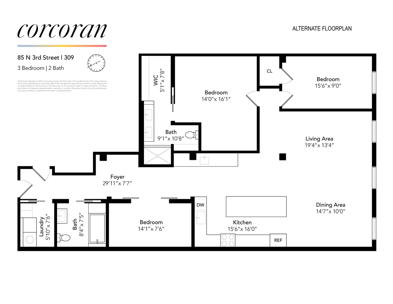 85 North 3rd Street, Unit 309 Brooklyn, NY 11249 - Photo 16 of 16