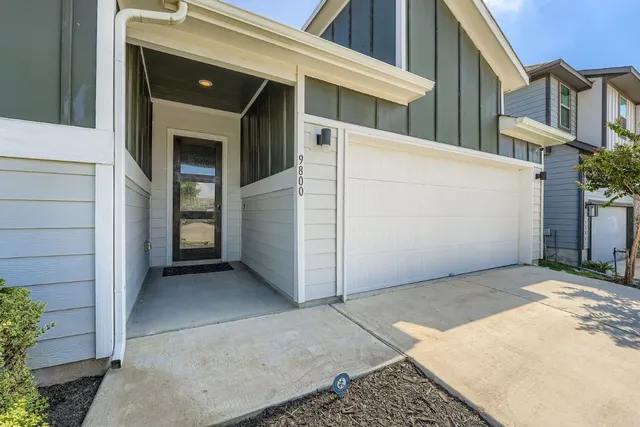 a view of a house with a door