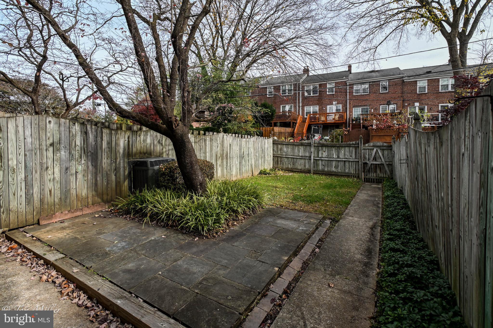 127 Stanmore Road Baltimore, MD 21212 - Photo 33 of 37 Fully Fenced Peaceful & Private Backyard w/ Patio