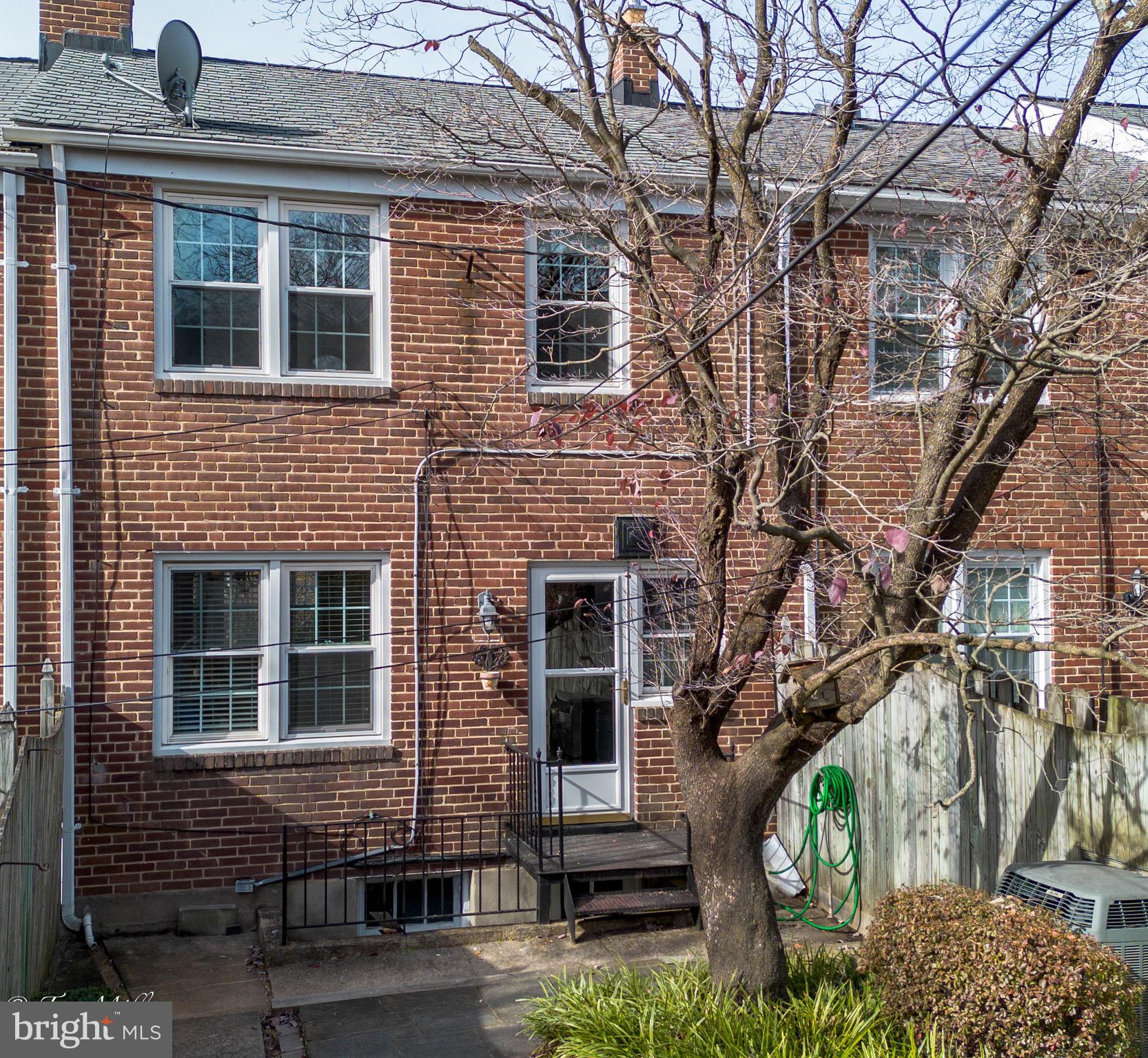127 Stanmore Road Baltimore, MD 21212 - Photo 36 of 37 View of Beautiful Brick Back of Home