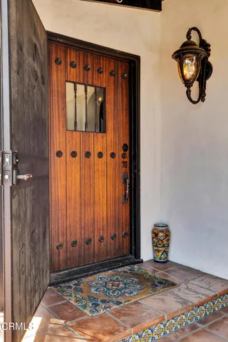 a view of a front door