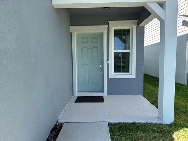 a view of front door of a house