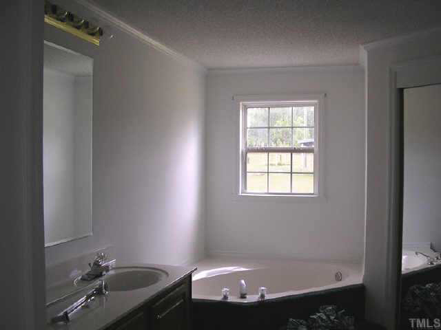 Spacious Bath w/Whirlpool, Sep. Shower &amp; Double Sinks