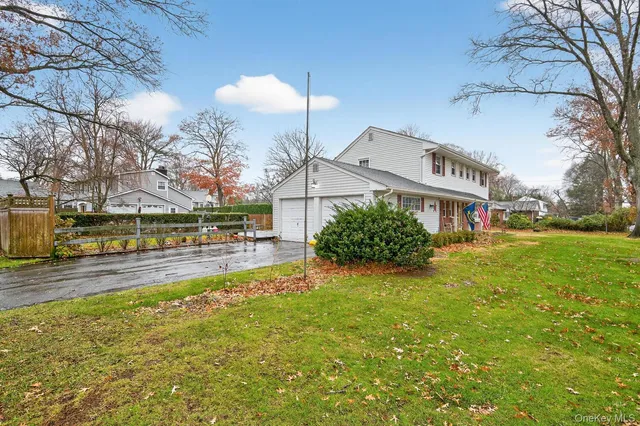 a view of street with houses