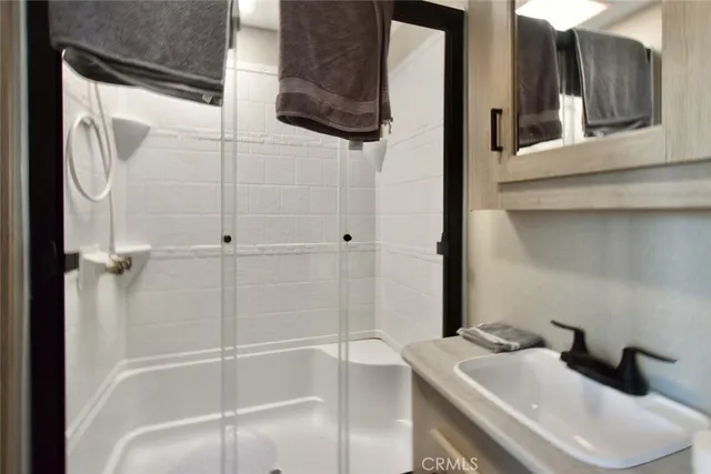 a view of a road with a yard