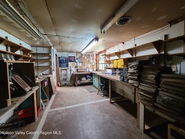 a view of storage and utility room