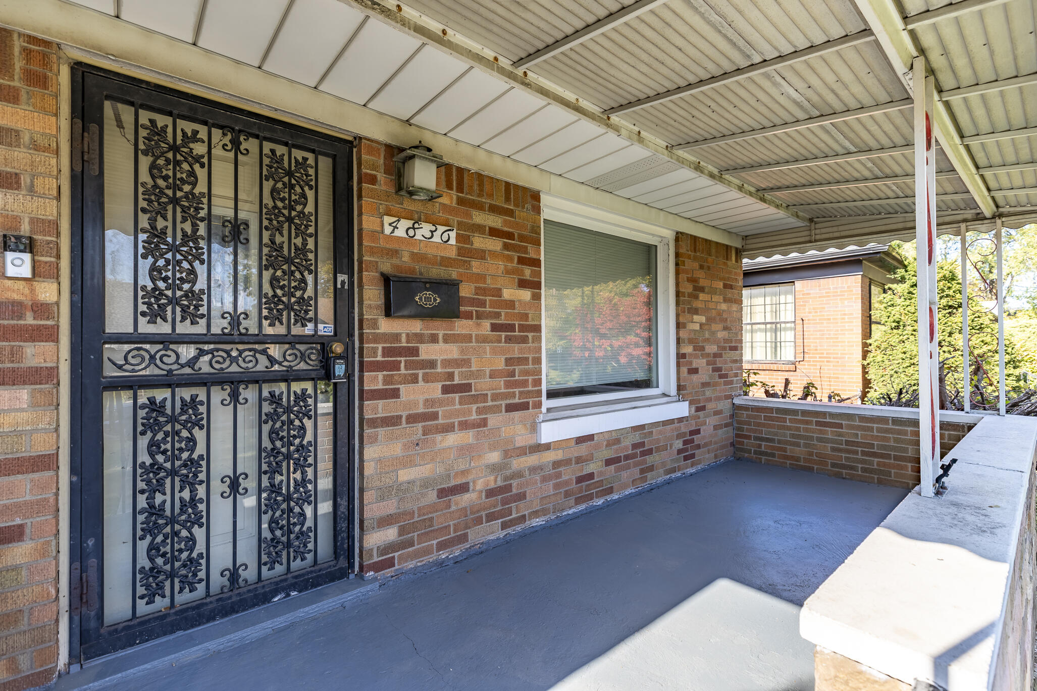 4836 Madison Street Gary, IN 46408 - Photo 4 of 21 a view of balcony with entryway
