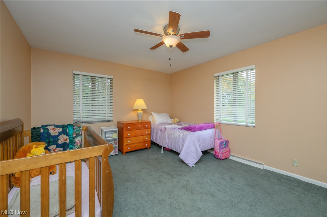 2969 Chamberlain Road Akron, OH 44333 - Photo 20 of 33 Bedroom with a ceiling fan, and carpet