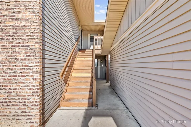 a backyard of a house