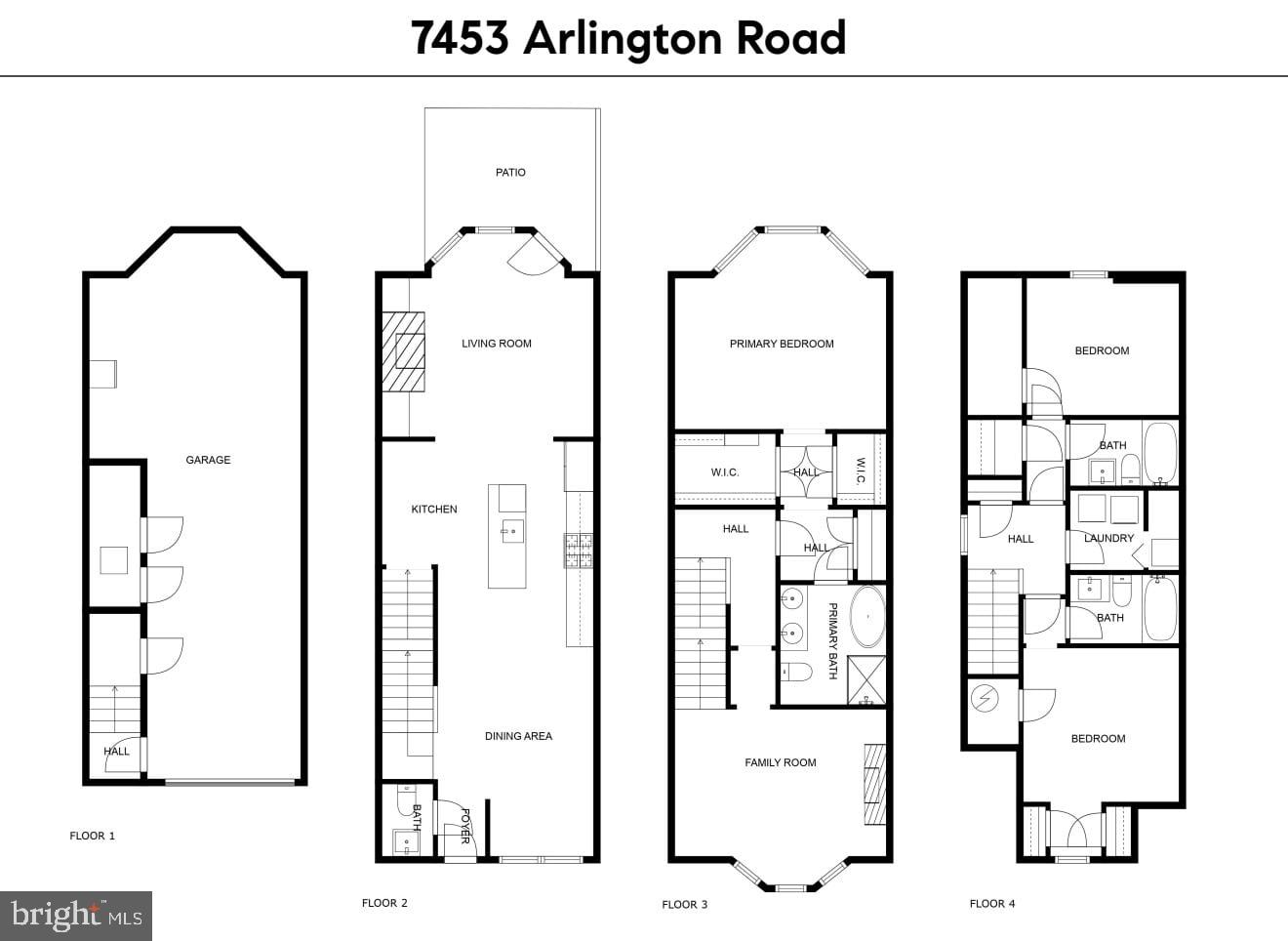 7453 Arlington Road Bethesda, MD 20814 - Photo 21 of 21 Floor plan