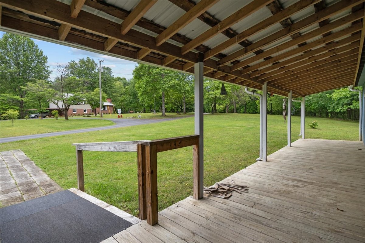 7158 Bahne Road Fairview, TN 37062 - Photo 4 of 37 a view of a deck with a big yard