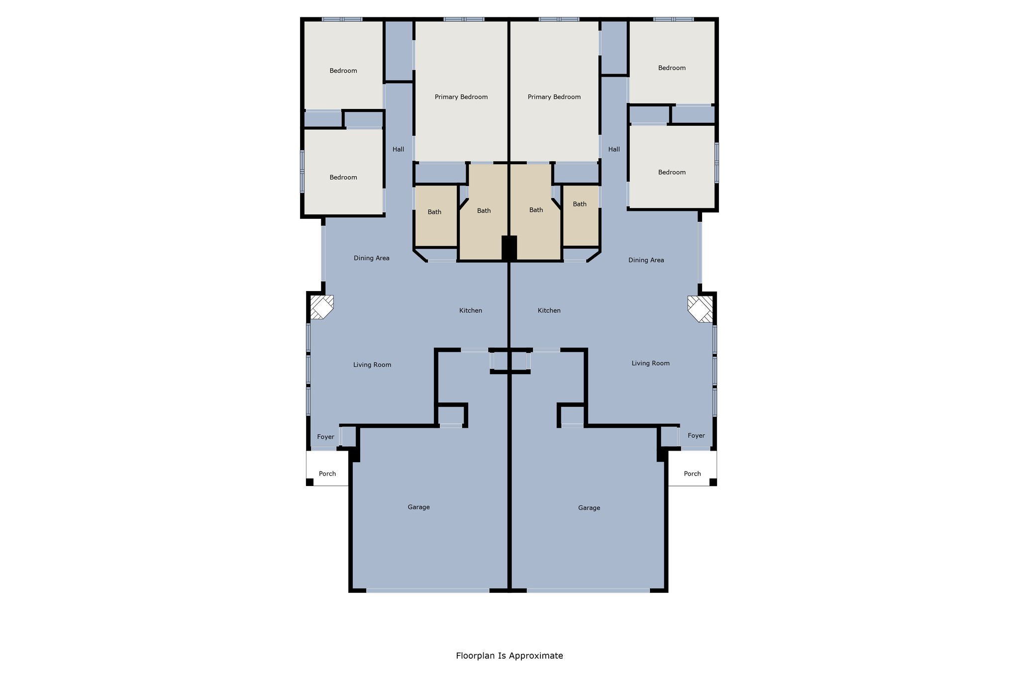 1007 Markham Lane, Unit A Austin, TX 78753 - Photo 15 of 15 a picture of floor plan
