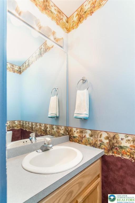 2226 Red Maple Drive Coplay, PA 18037 - Photo 20 of 69 a bathroom with a sink and a mirror