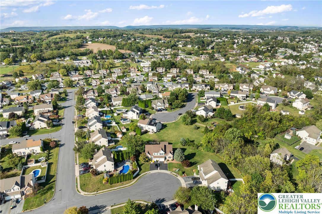2226 Red Maple Drive Coplay, PA 18037 - Photo 50 of 69 an aerial view of a residential houses with outdoor space and trees