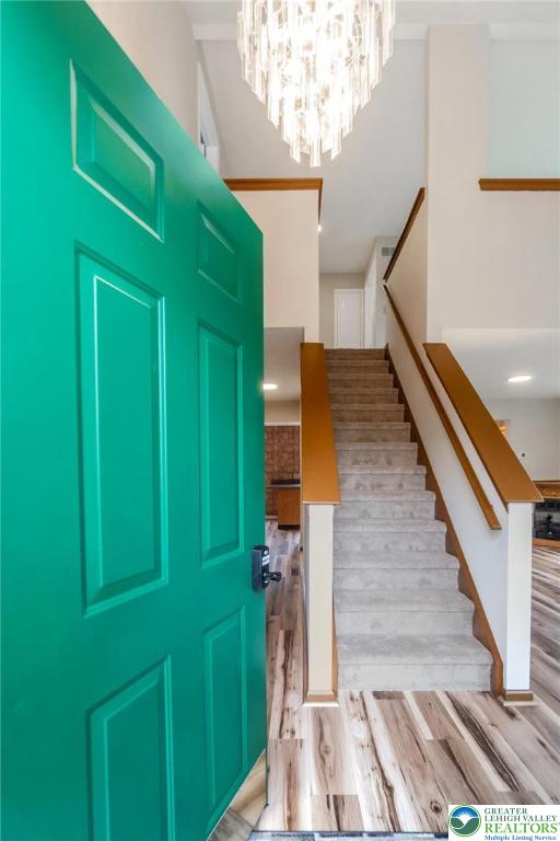 2226 Red Maple Drive Coplay, PA 18037 - Photo 10 of 69 a view of entryway with wooden floor