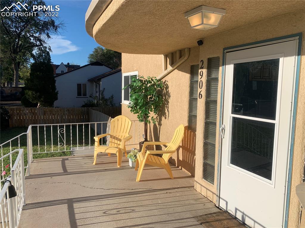 2906 High Street Pueblo, CO 81008 - Photo 3 of 25 a view of balcony with chairs