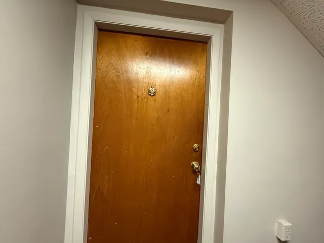 a view of an entryway door