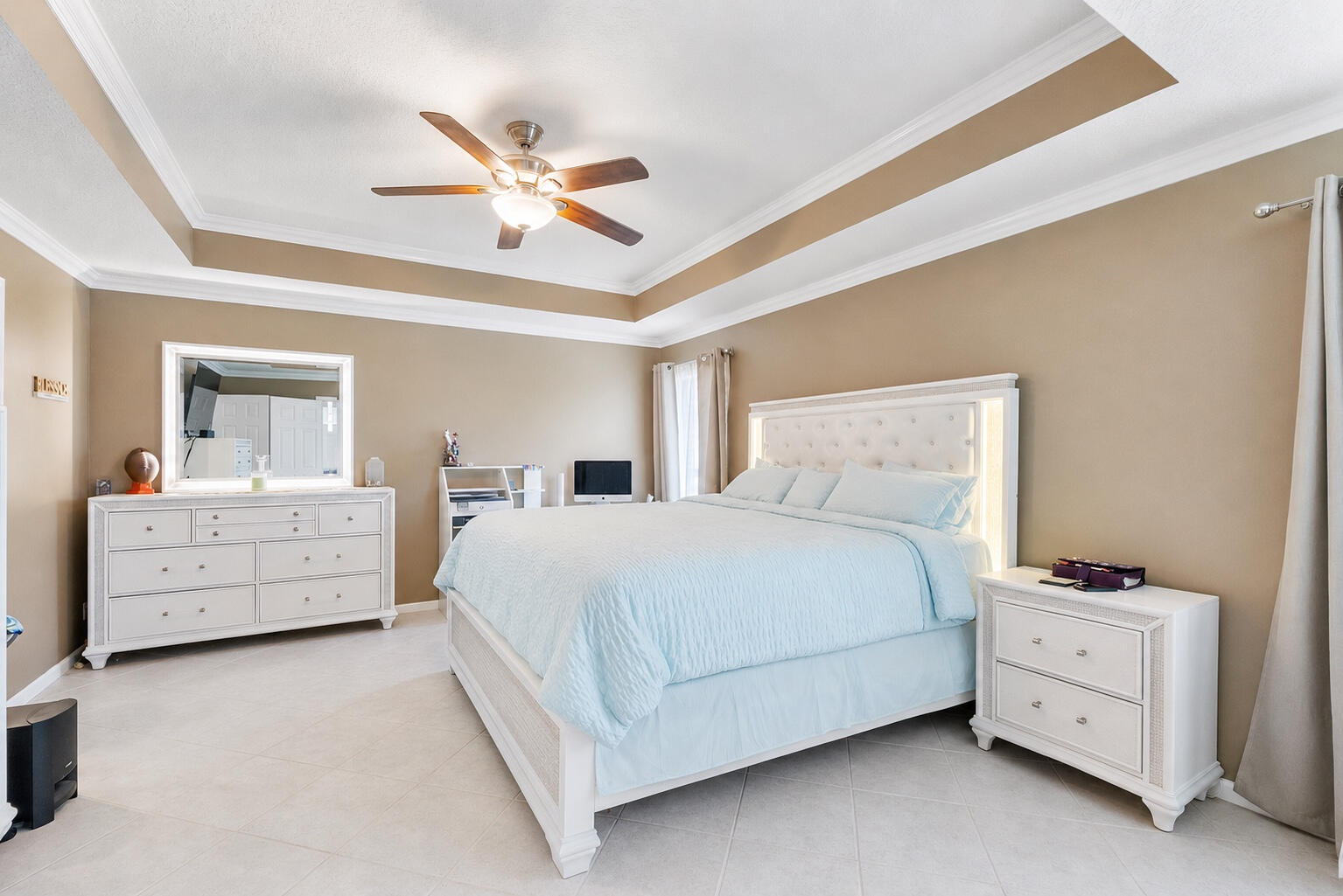 12328 St Simon Drive Boca Raton, FL 33428 - Photo 20 of 52 a bedroom with a bed and a dresser
