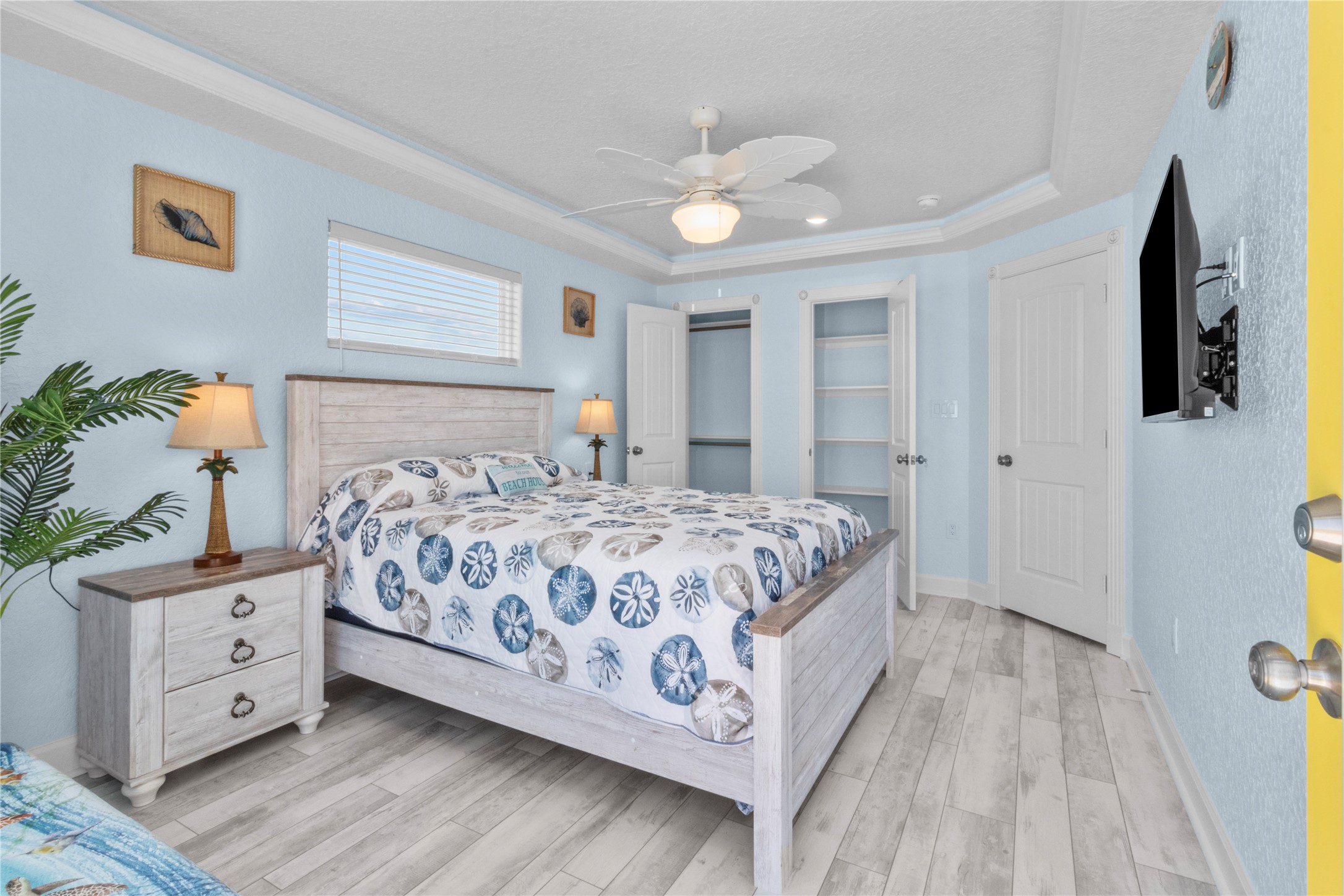 622 Fin Alley Surfside Beach, TX 77541 - Photo 14 of 33 Double closet in the master bedroom. One is a lockable owner's closet for AirBnB use.