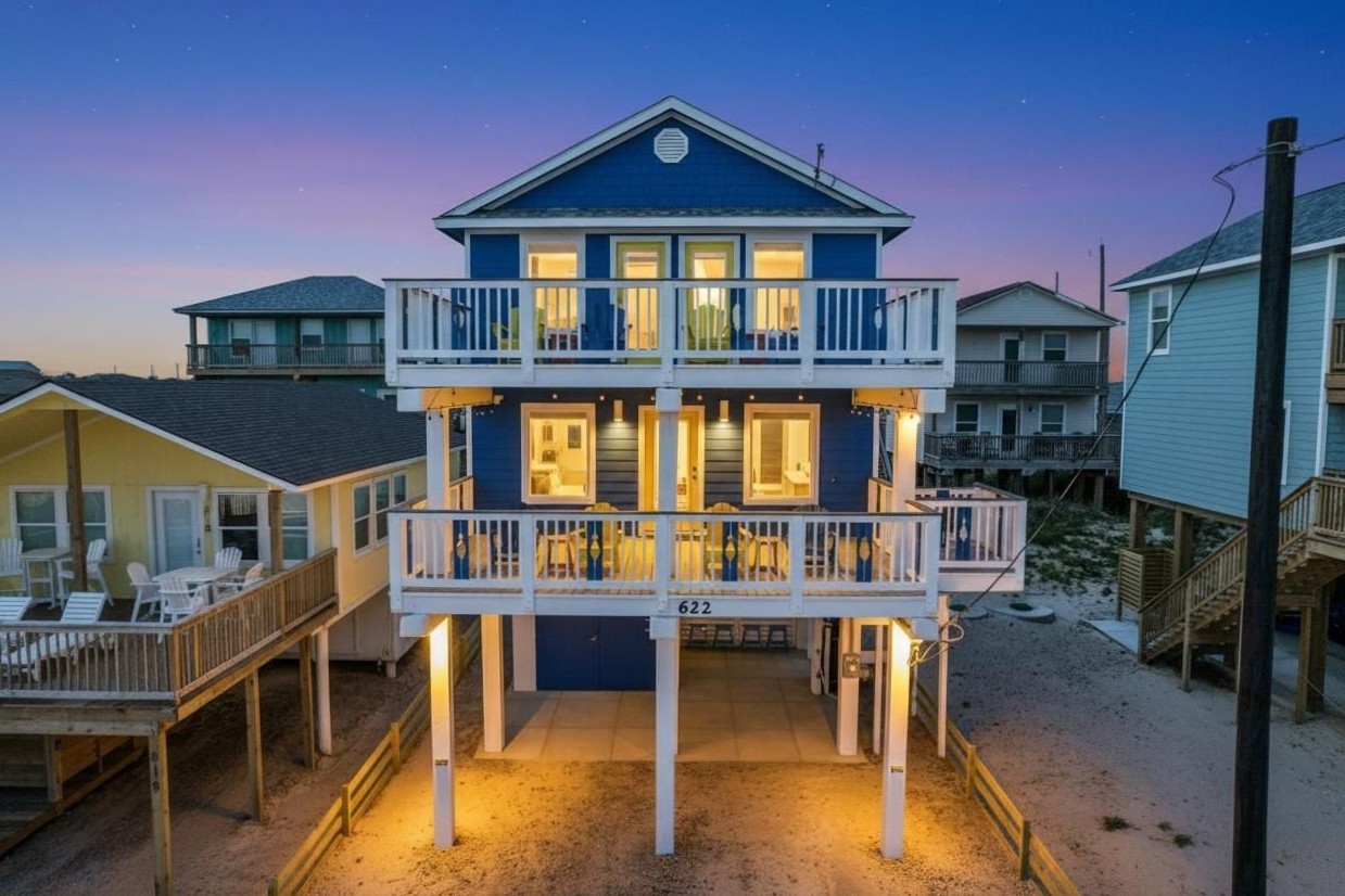 622 Fin Alley Surfside Beach, TX 77541 - Photo 17 of 33 Notice the painted decking and pilings.