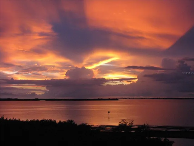 a view of an ocean and beach