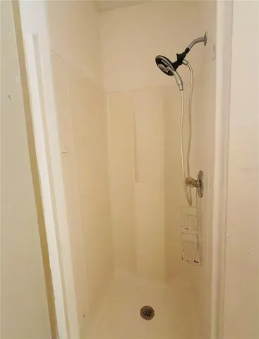 a bathroom with a tub