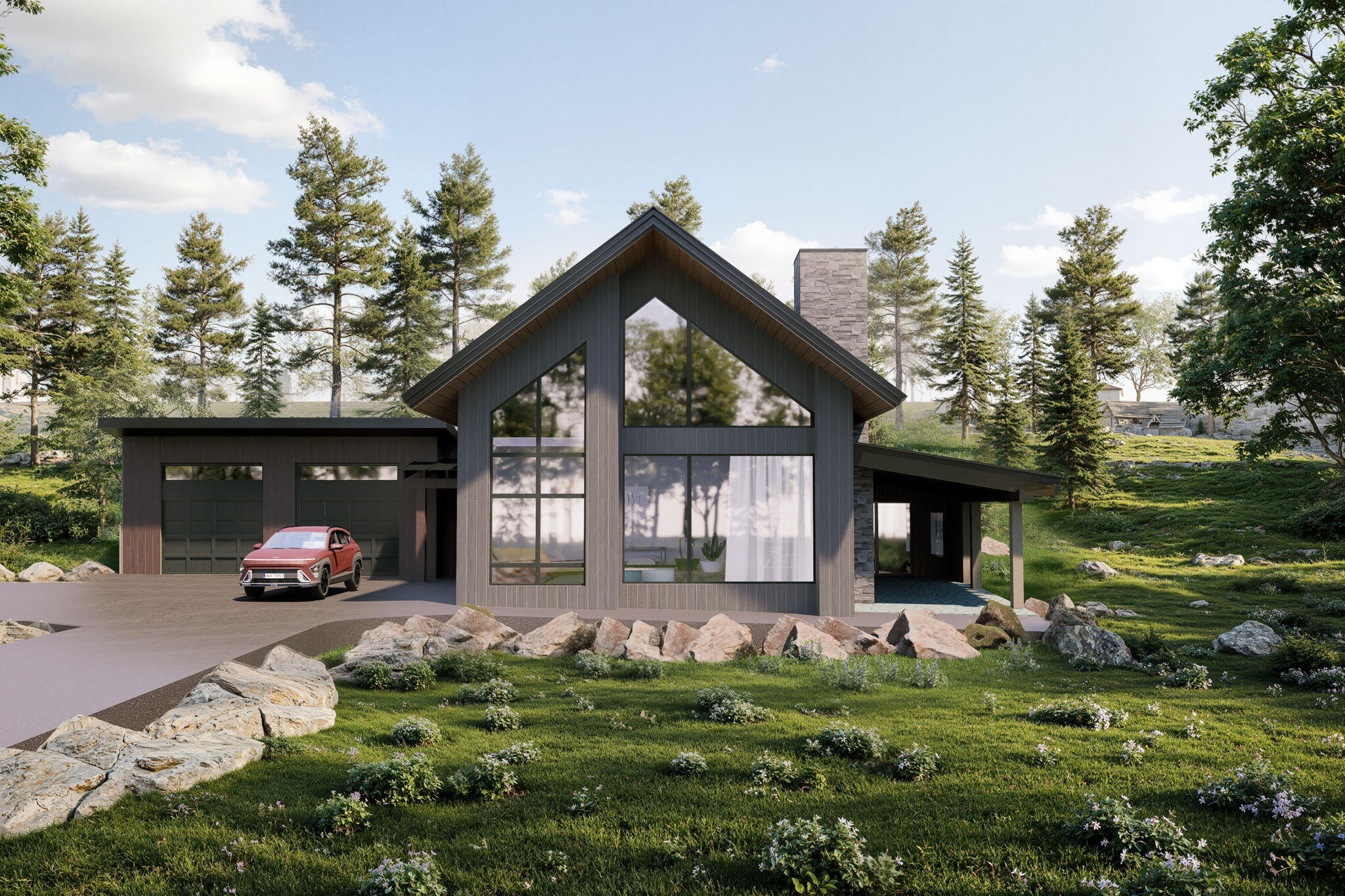 Lot 29 Deer View Road Bethel, ME 04217 - Photo 4 of 9 9-web-or-mls-260113_Abram Residence_EXTE