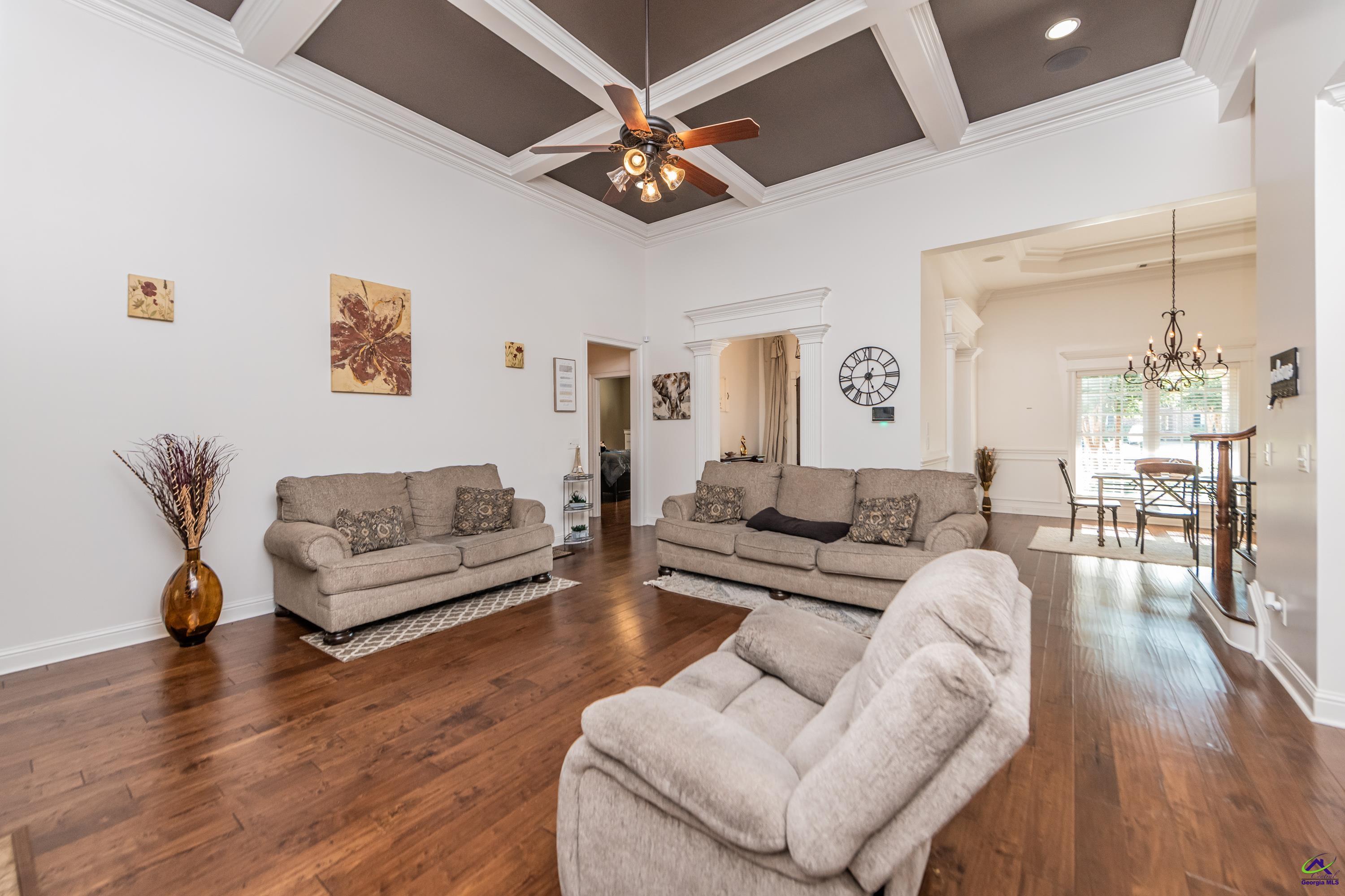 405 Old Bridge Road Warner Robins, GA 31088 - Photo 11 of 58 a living room with furniture and a wooden floor