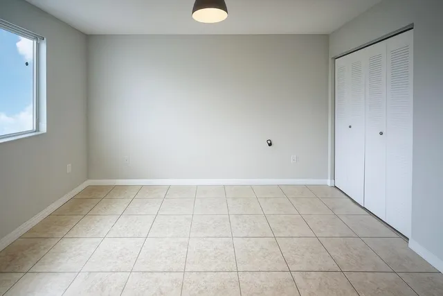 a view of a room with an empty racks