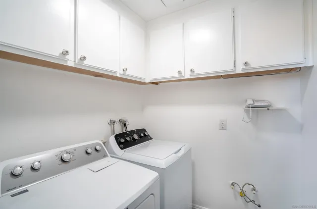 a room with storage and utility