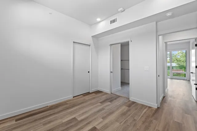 wooden floor in an empty room