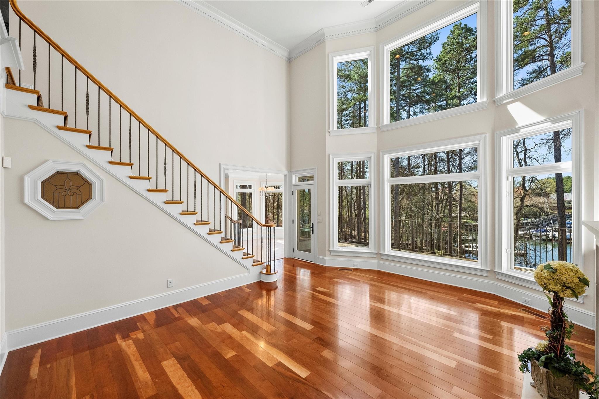 16824 Flying Jib Road Cornelius, NC 28031 - Photo 6 of 48 a view of an entryway with wooden floor and door