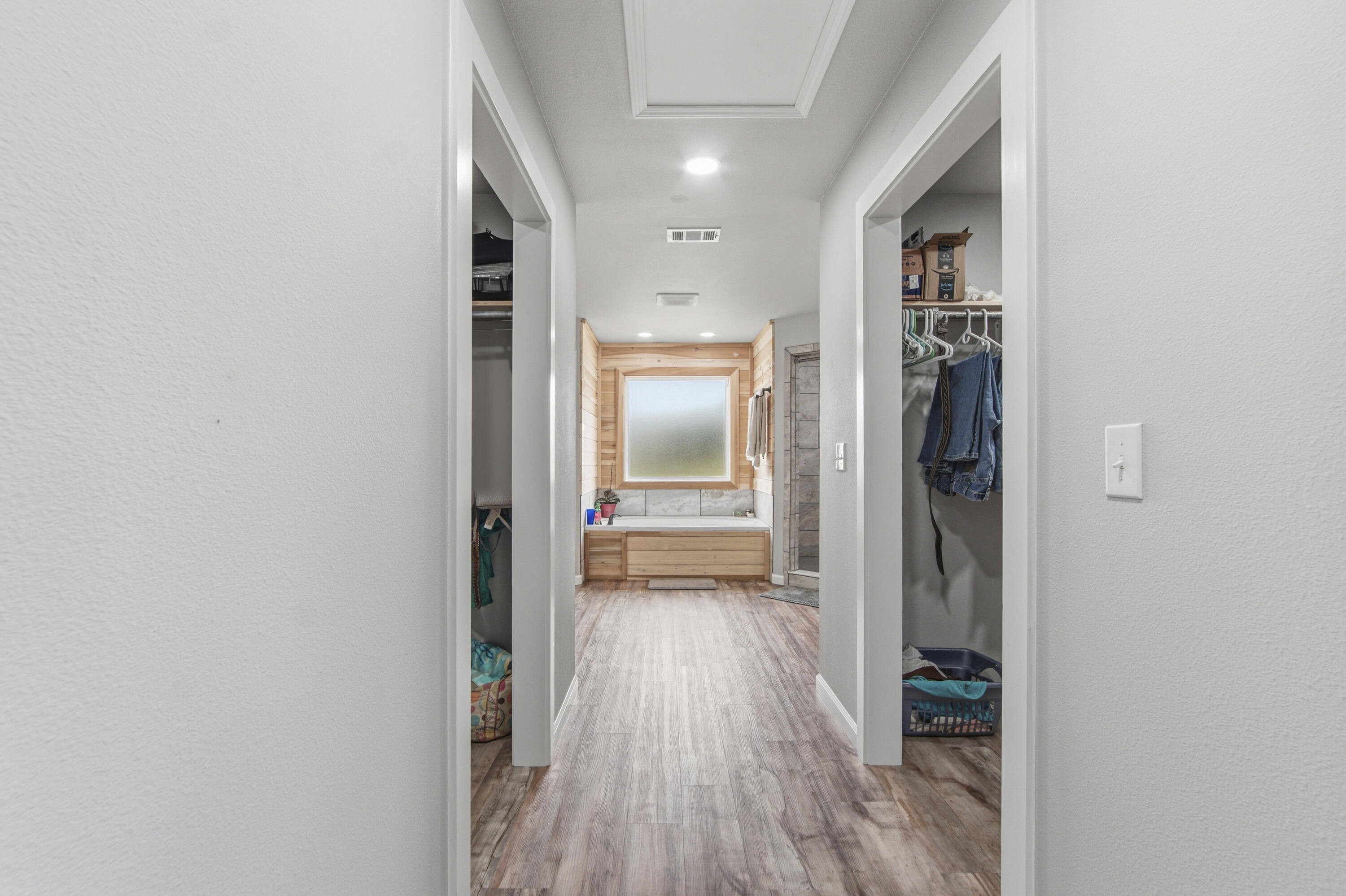 7514 Laird Road Florala, AL 36442 - Photo 19 of 48 a view of a hallway with wooden floor and closet
