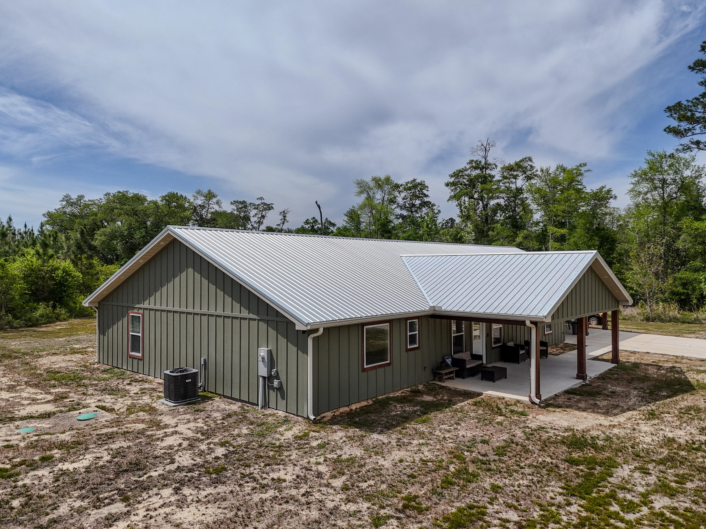 7514 Laird Road Florala, AL 36442 - Photo 44 of 48 an aerial view of a house with a yard and balcony