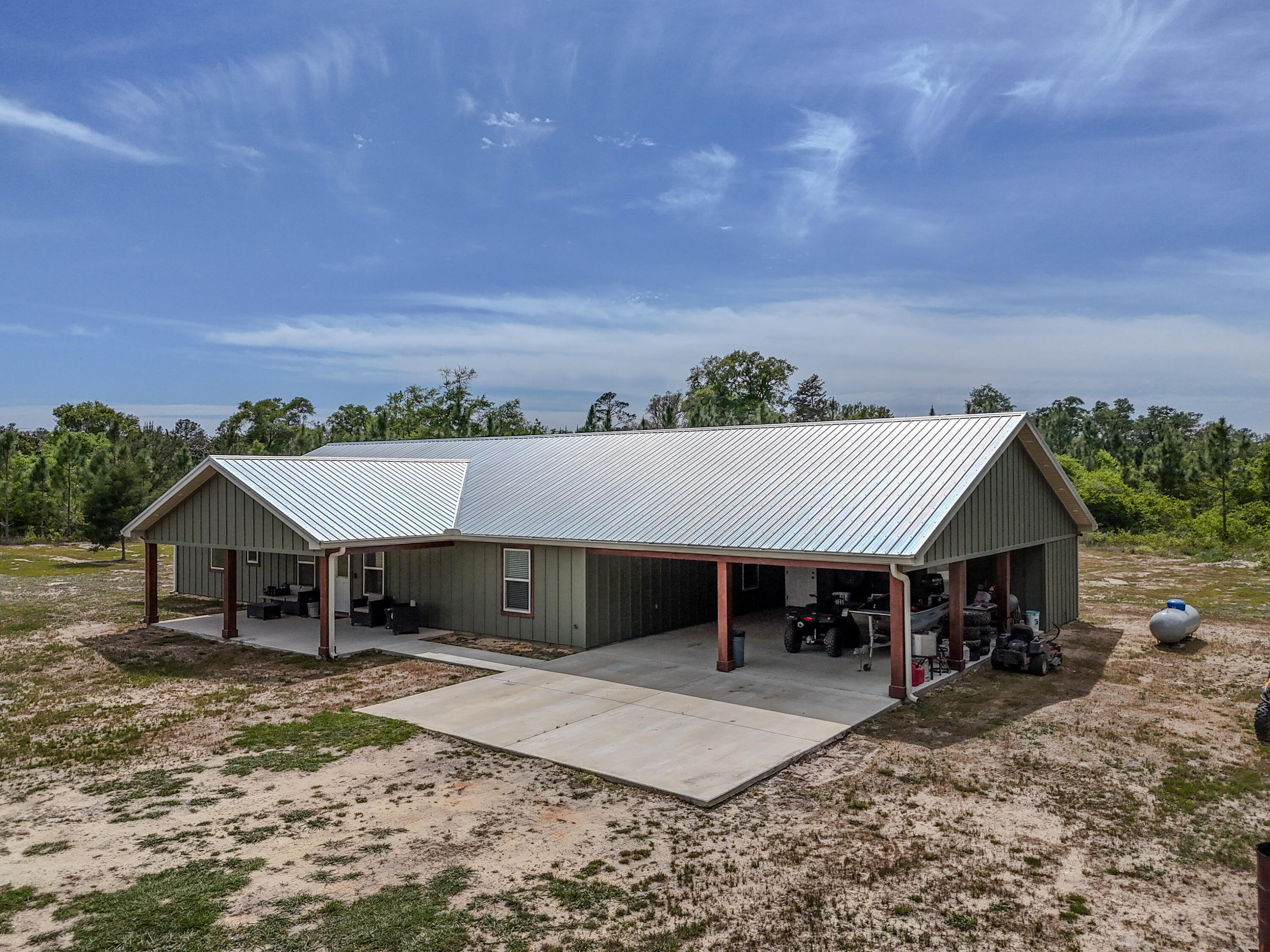7514 Laird Road Florala, AL 36442 - Photo 47 of 48 a view of a house with wooden floor and a yard